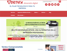 Tablet Screenshot of dimensionvortex.com